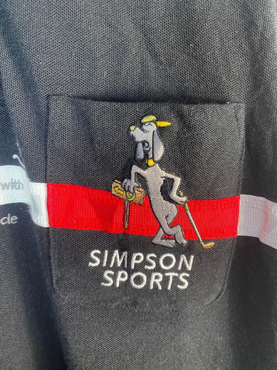 Japanese Brand Simpsons embroidered logo long sleeve polo shirt Size US L / EU 52-54 / 3 - 4 Thumbnail