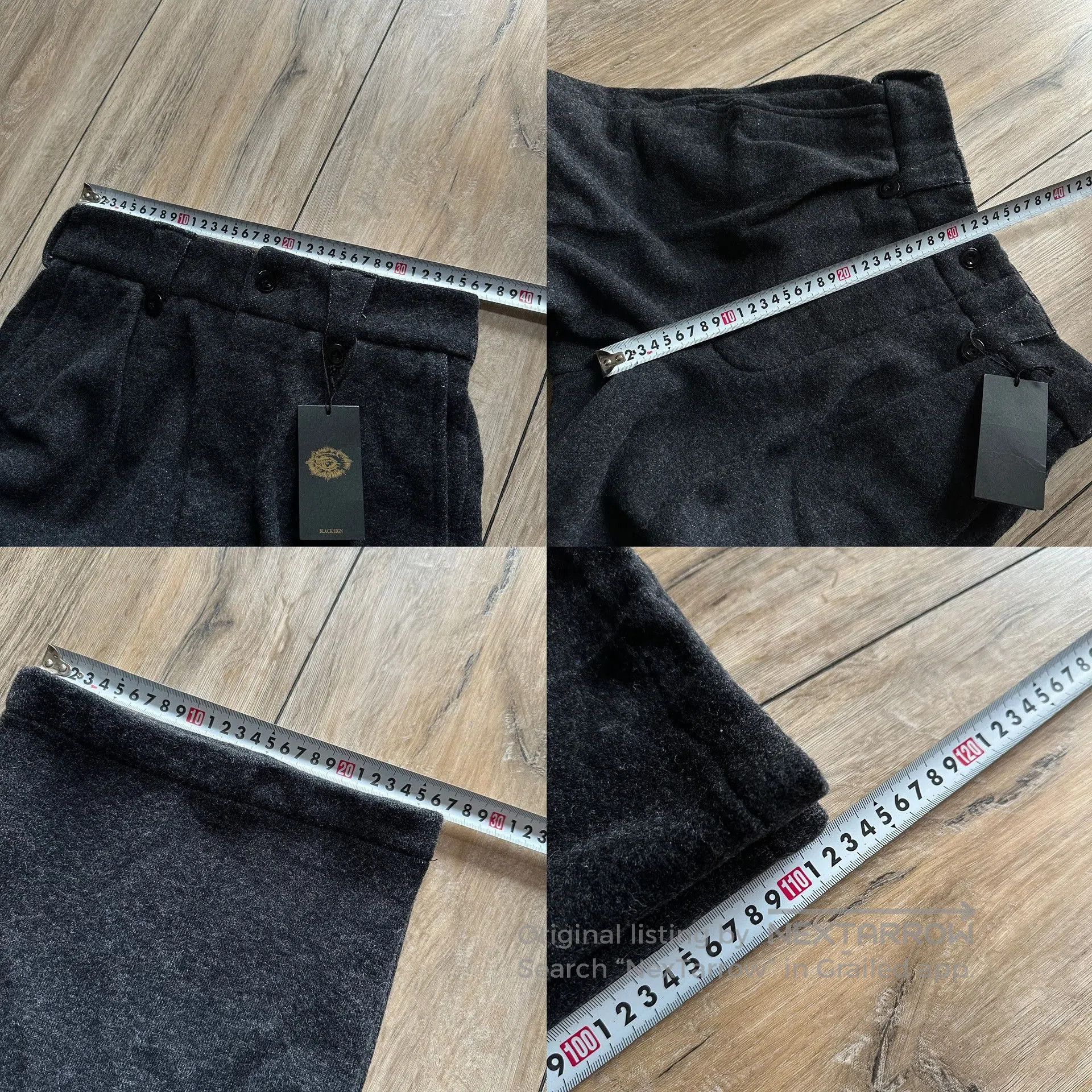 BLACK SIGN Retro High. Size 30" / US 8 / IT 44 - 9 Thumbnail
