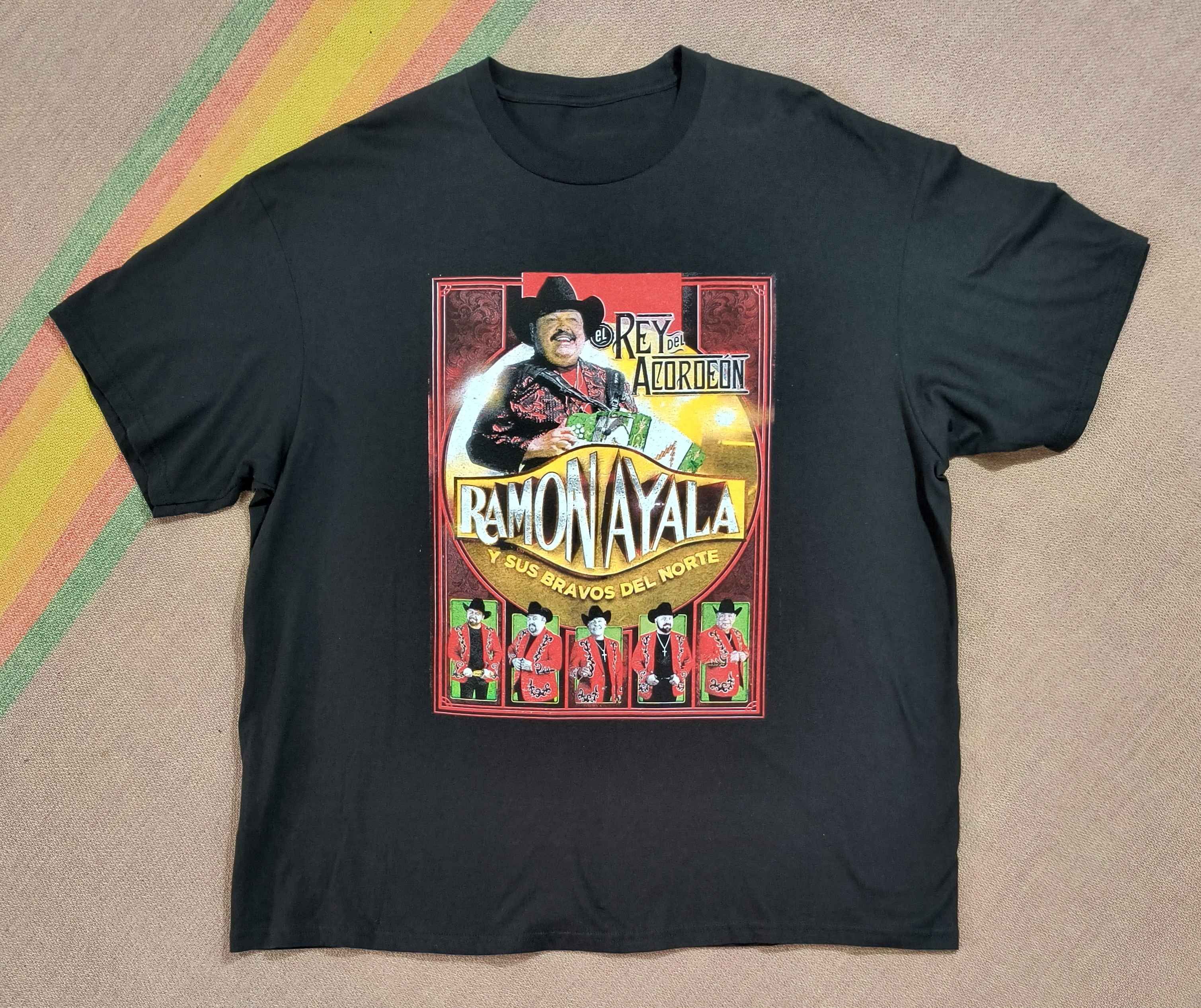 Ramon Ayala Y Sus Bravos Del Norte Mexican T-Shirt Ramon Ayala Y Sus Bravos Del Norte Mexican T-Shirt