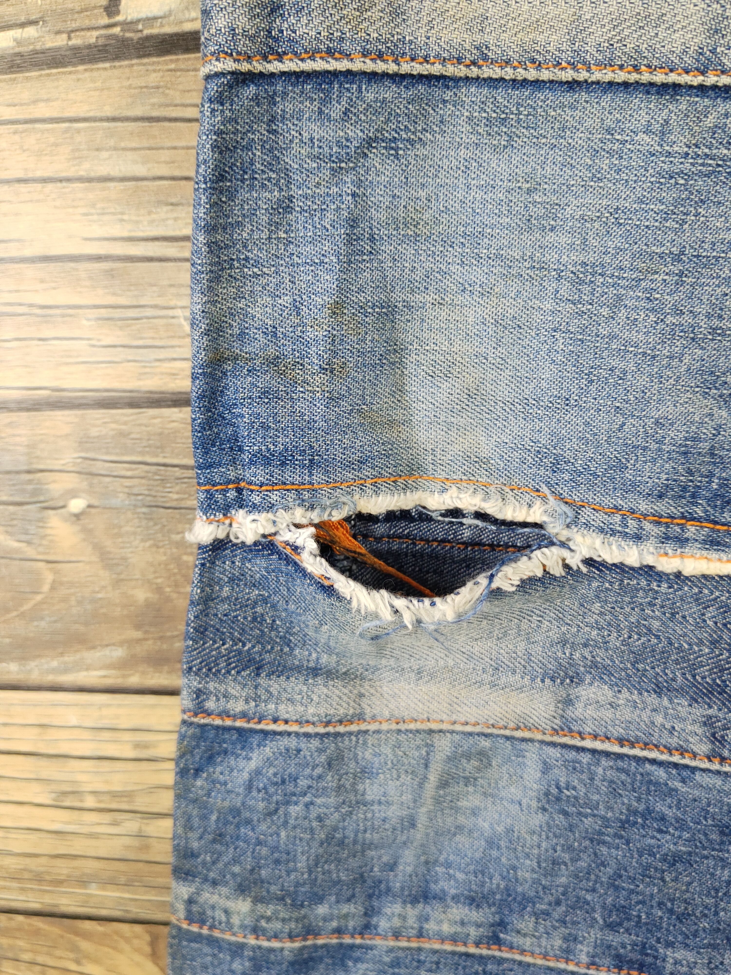 Japanese Brand DL Hagi Stye Like Hysteric Back & Forth denim Pants #W1593 Size US 27 - 4 Thumbnail