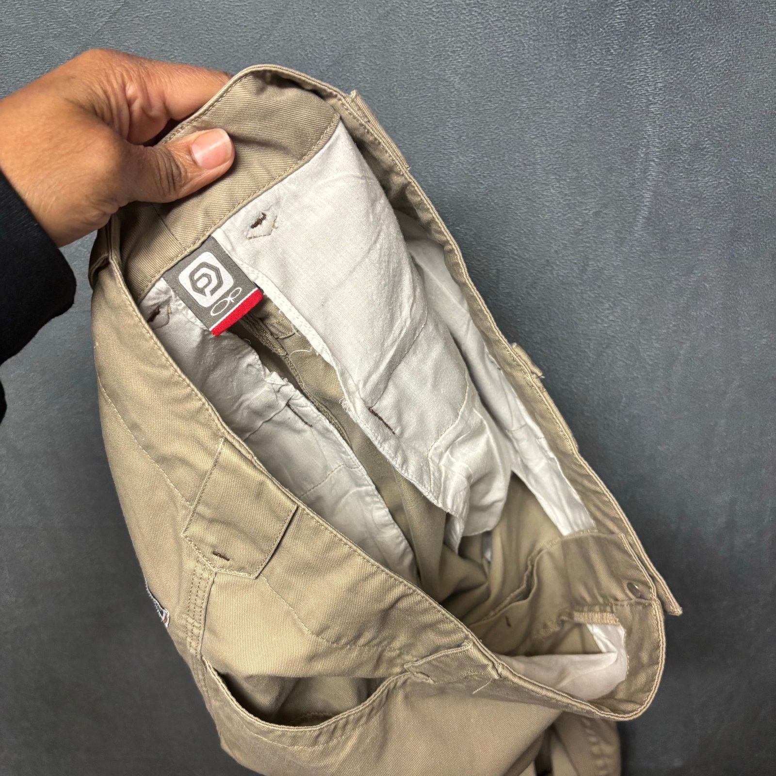 Ocean Pacific OP Ocean Pacific Pants Multi Pocketed Chinos Skater Zipper Size US 30 / EU 46 - 14 Thumbnail