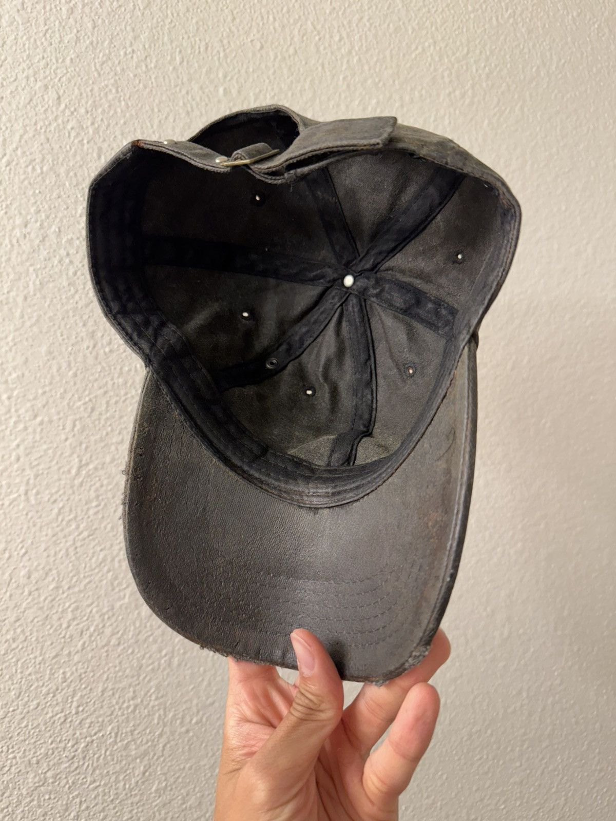 P.L.N. PLN Oilskin Cap Size ONE SIZE - 8 Thumbnail