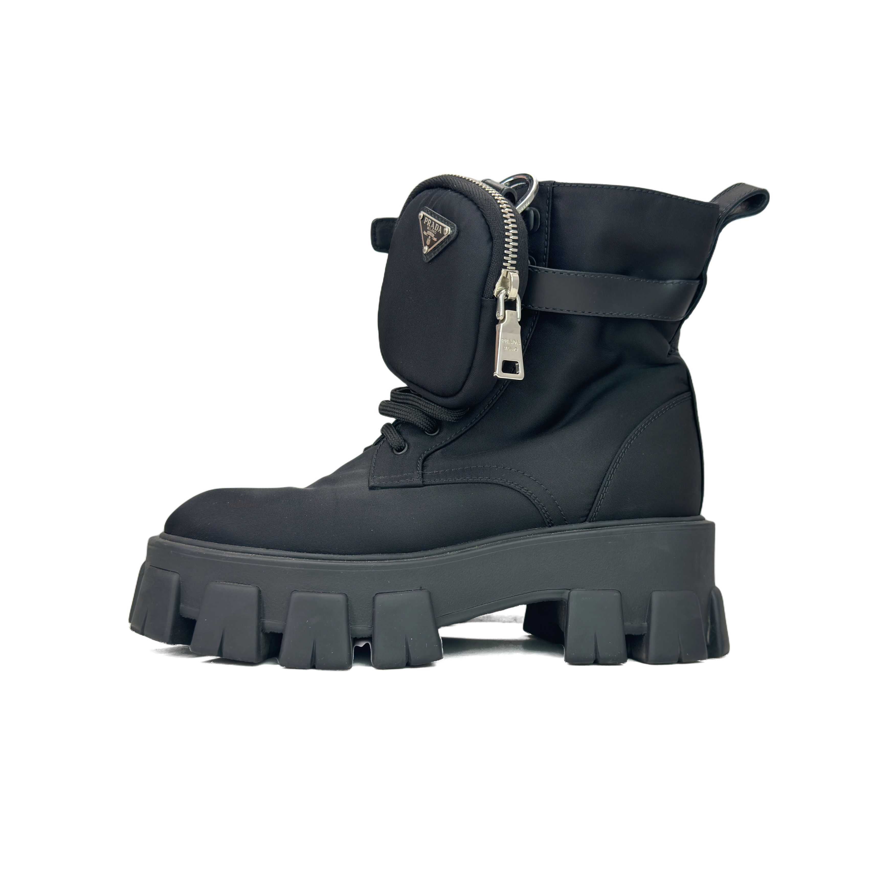 Prada Prada Monolith Re-Nylon Pouch Boots Size 36 Size US 6 / IT 36 - 1 Thumbnail