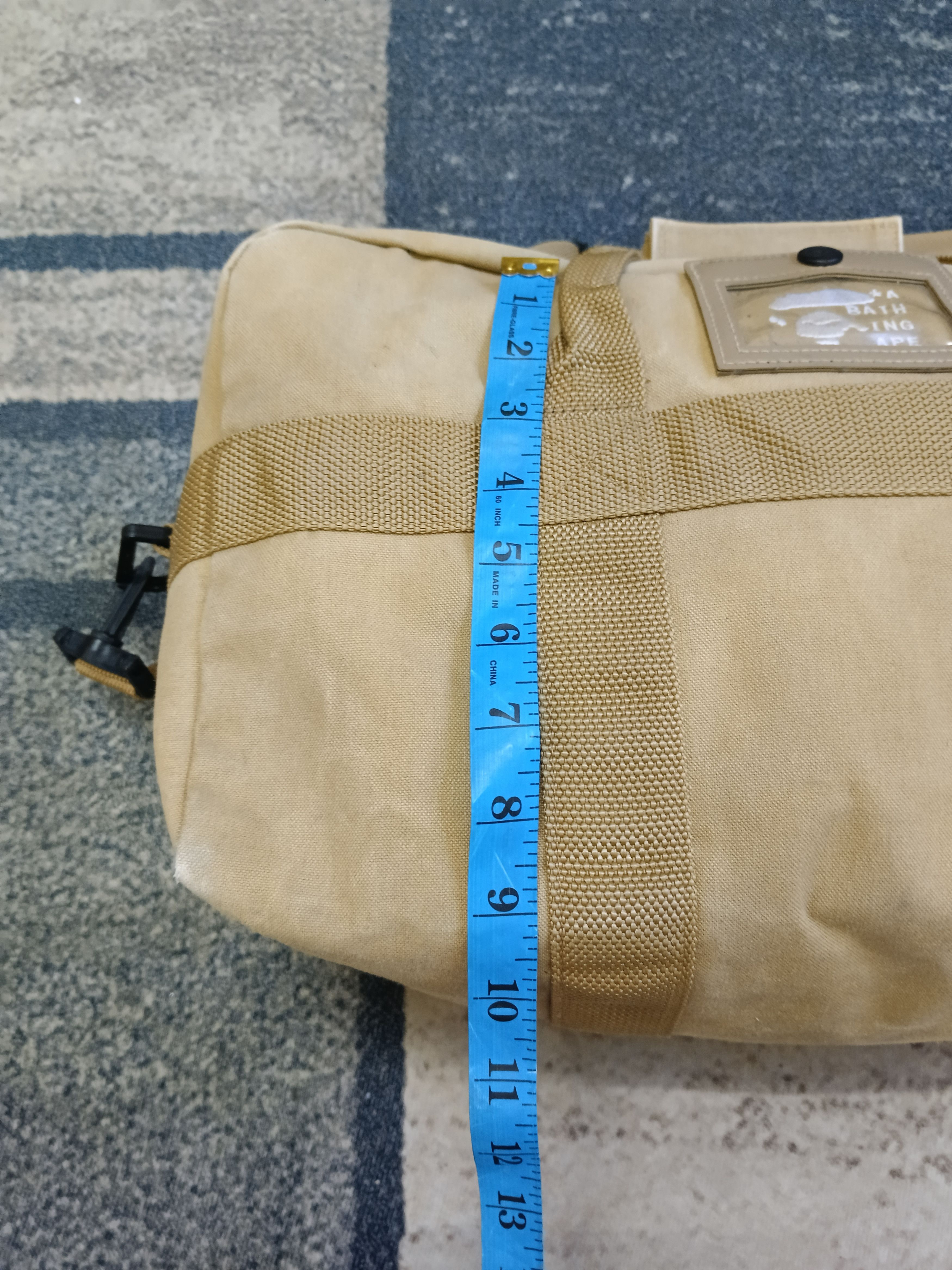 Bape A BATHING APE NOWHERE CANVAS DUFFLE TRAVEL BAG Size ONE SIZE - 10 Thumbnail