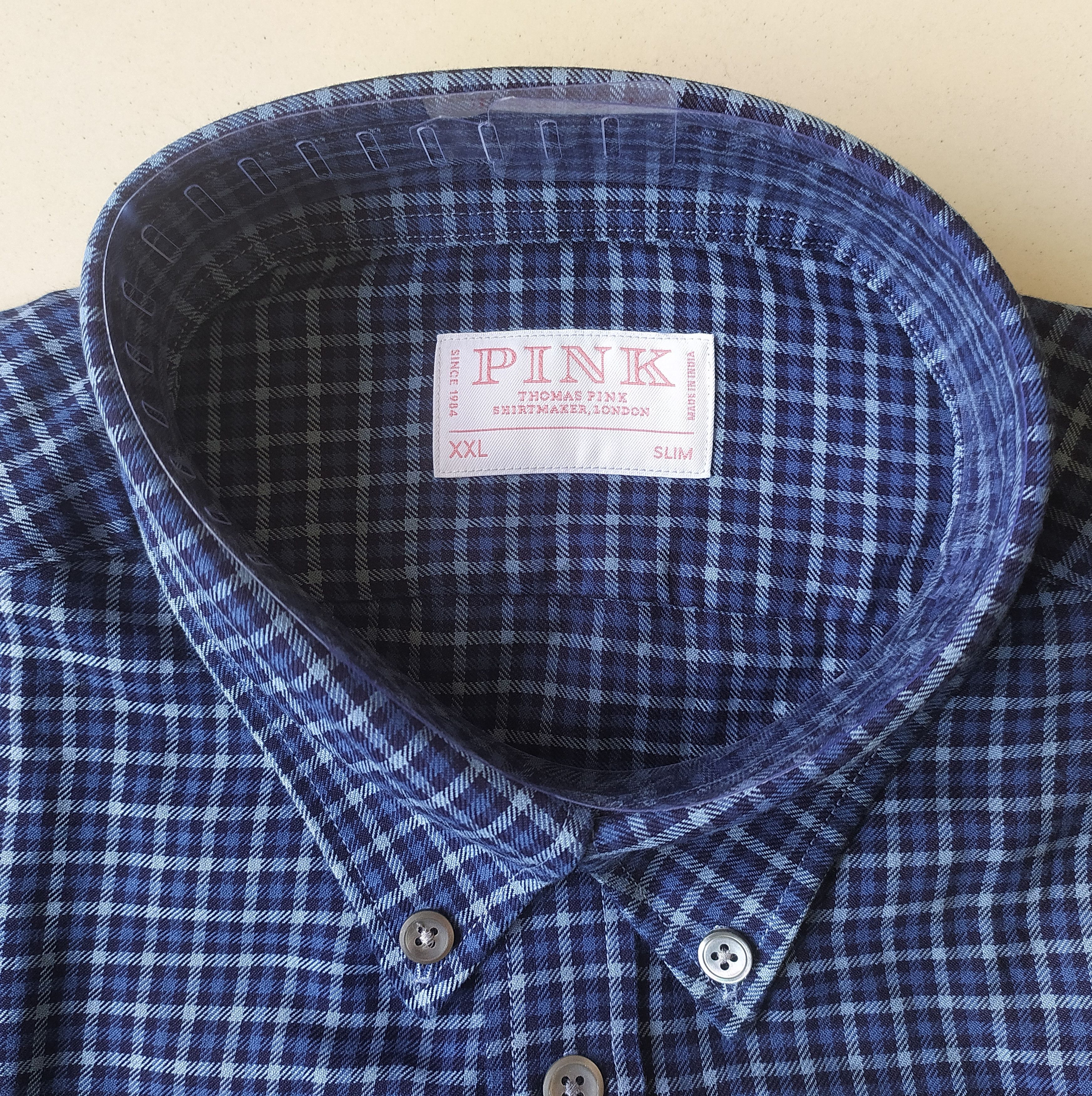 Thomas Pink Thomas Pink Men's Casual ButtonDown shirt Free Shipping T/13 Size US XXL / EU 58 / 5 - 6 Thumbnail