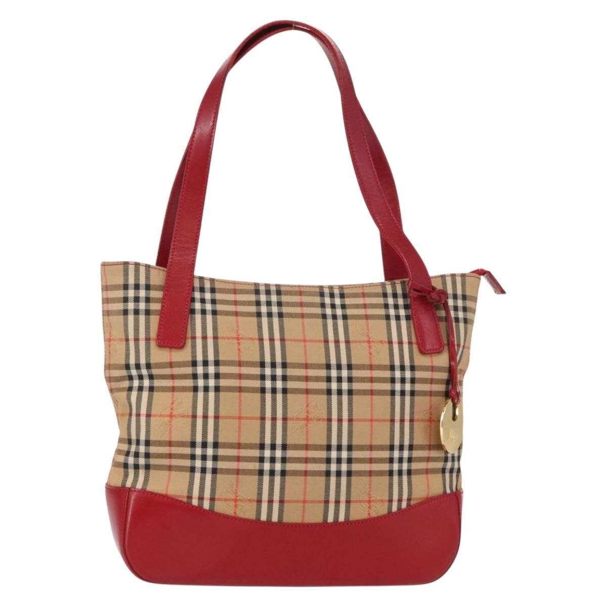 Burberry Burberry Nova Check Handbag Nova Check Canvas and leather Size ONE SIZE - 1 Thumbnail