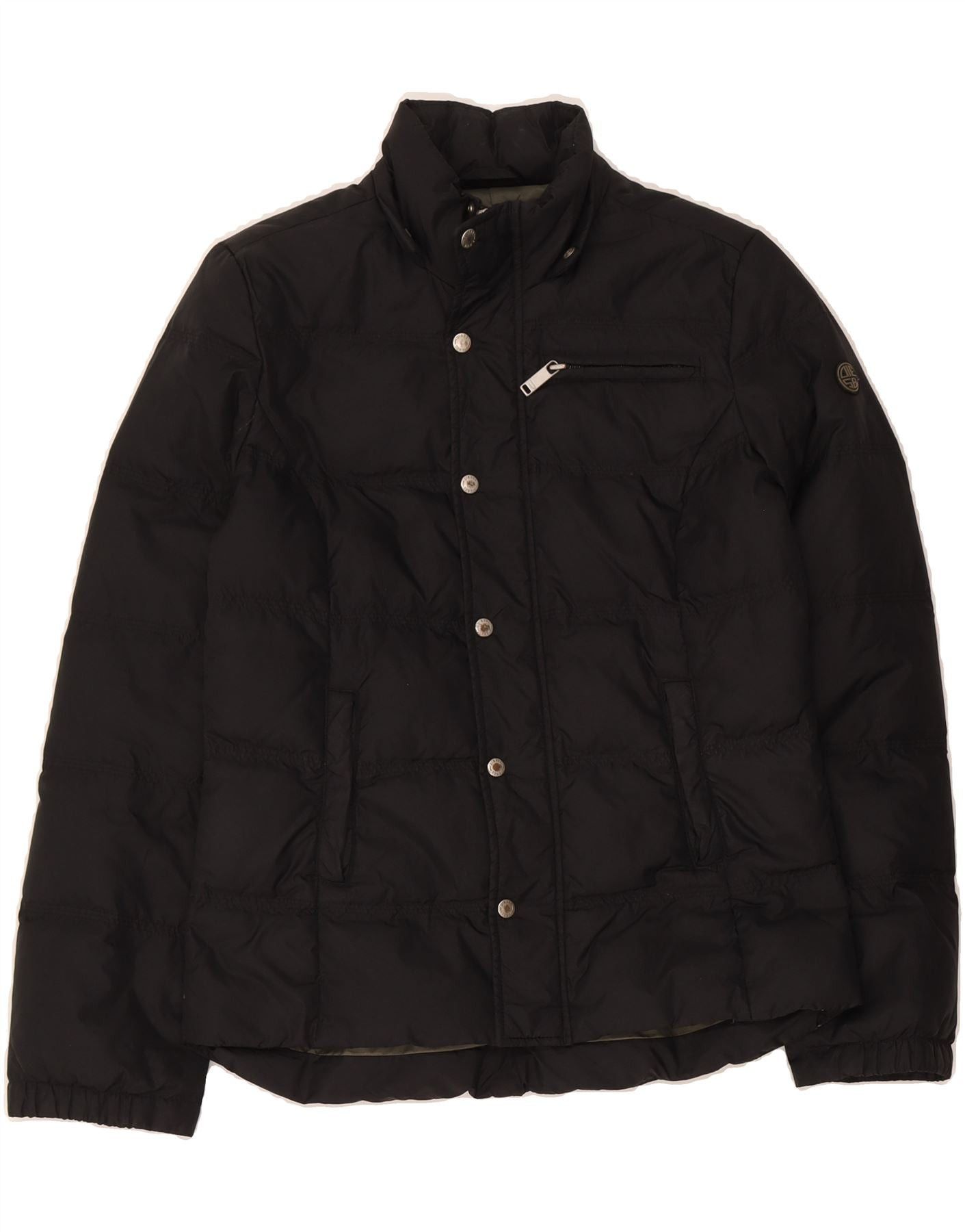 Diesel Womens Padded Jacket UK 10 Small Black Nylon Size S / US 4 / IT 40 - 1 Thumbnail