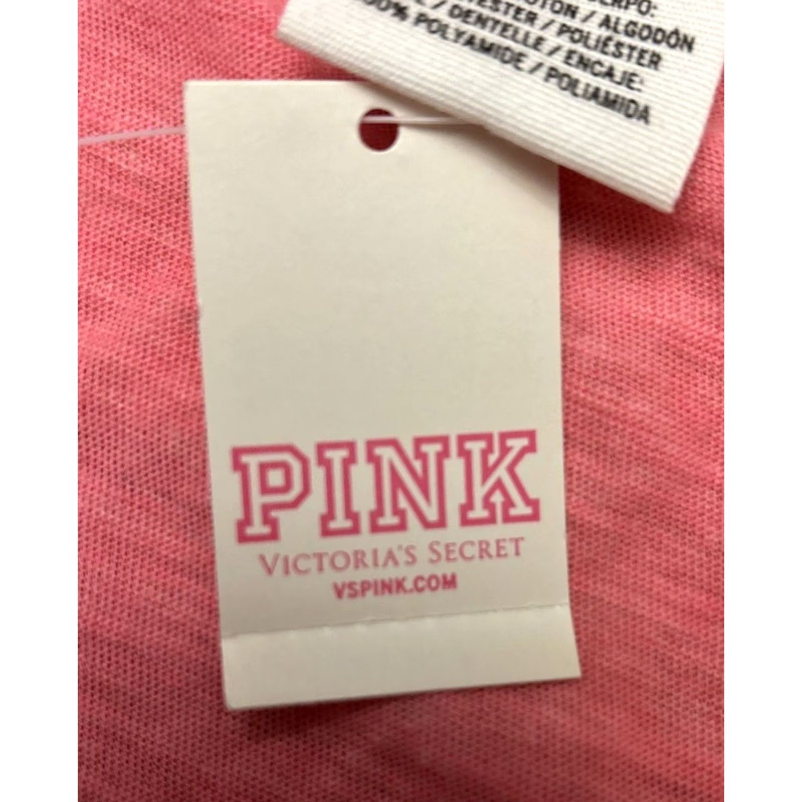 Victoria's Secret Victoria's Secret Shirt T-Shirt Lace Long Sleeve Pink Small Regular Womens Size S Lightweight All Seasons Stretch VINTAGE? (No) Size S / US 4 / IT 40 - 7 Thumbnail