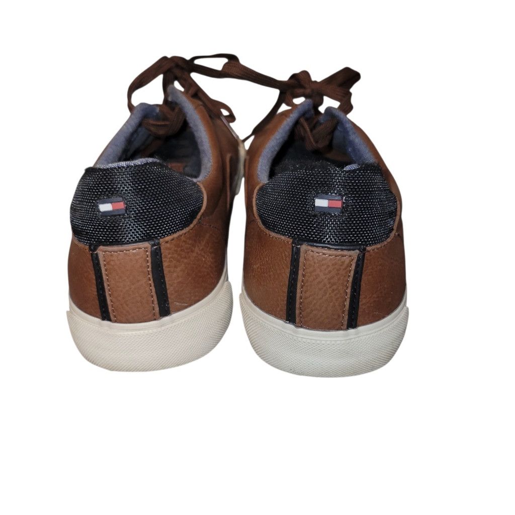 Tommy Hilfiger Tommy Hilfiger Men’s Low Top Lace-up Leather Sneakers 10.5 Size US 10.5 / EU 43-44 - 6 Thumbnail