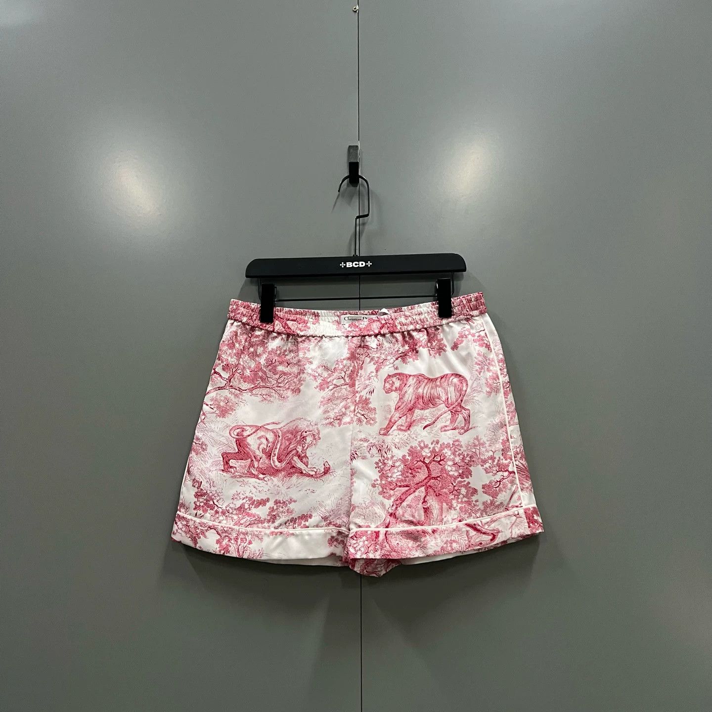 Dior Dior Silk Twill Animal Print Shorts Size 34" / US 12 / IT 48 - 1 Thumbnail