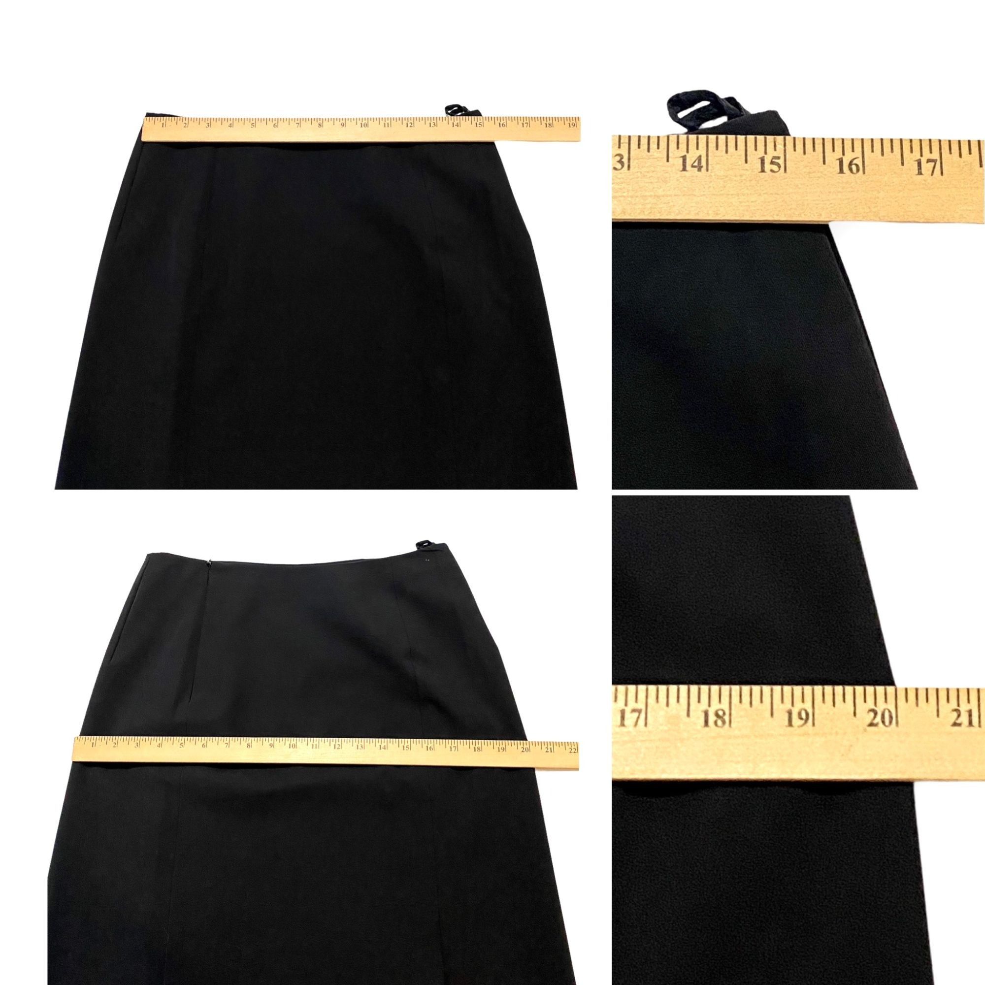 Prada Prada Archival 90s Tech Stretch Pencil Skirt IT46 Size 32" / US 10 / IT 46 - 12 Thumbnail