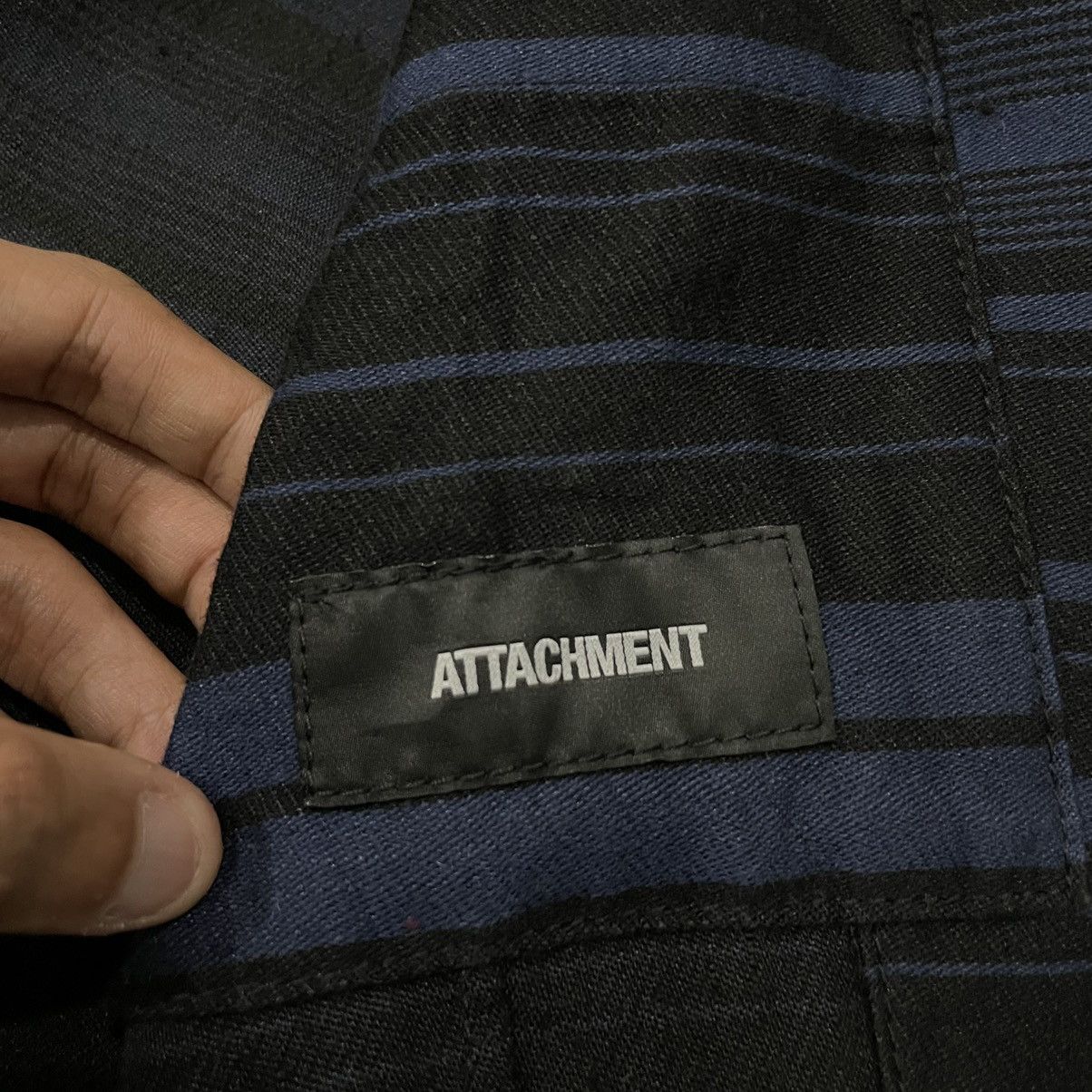 Kazuyuki Kumagai Attachment Vintage Attachment Stripe Workers Style Jacket Size US M / EU 48-50 / 2 - 16 Thumbnail