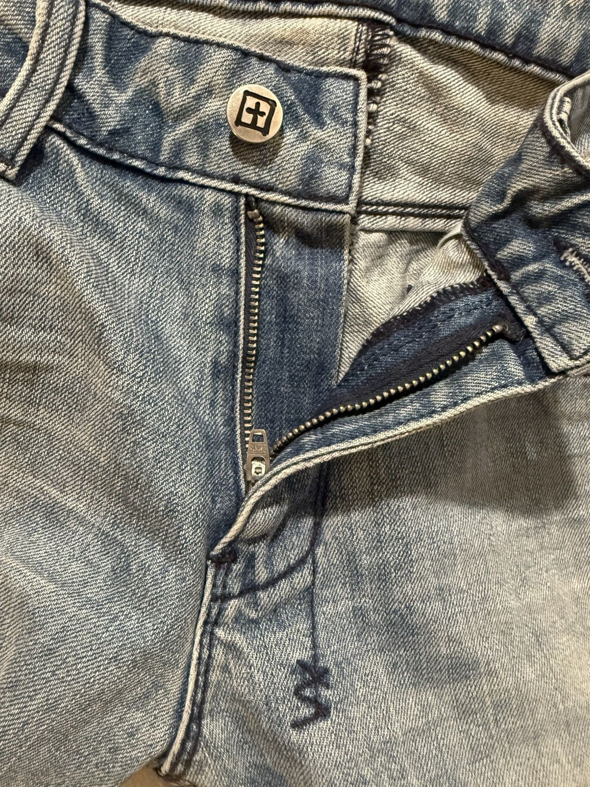 Ksubi Ksubi Chitch Distressed Denim Blue Jeans Slim Fit Mens 27x32 Size US 27 - 5 Thumbnail