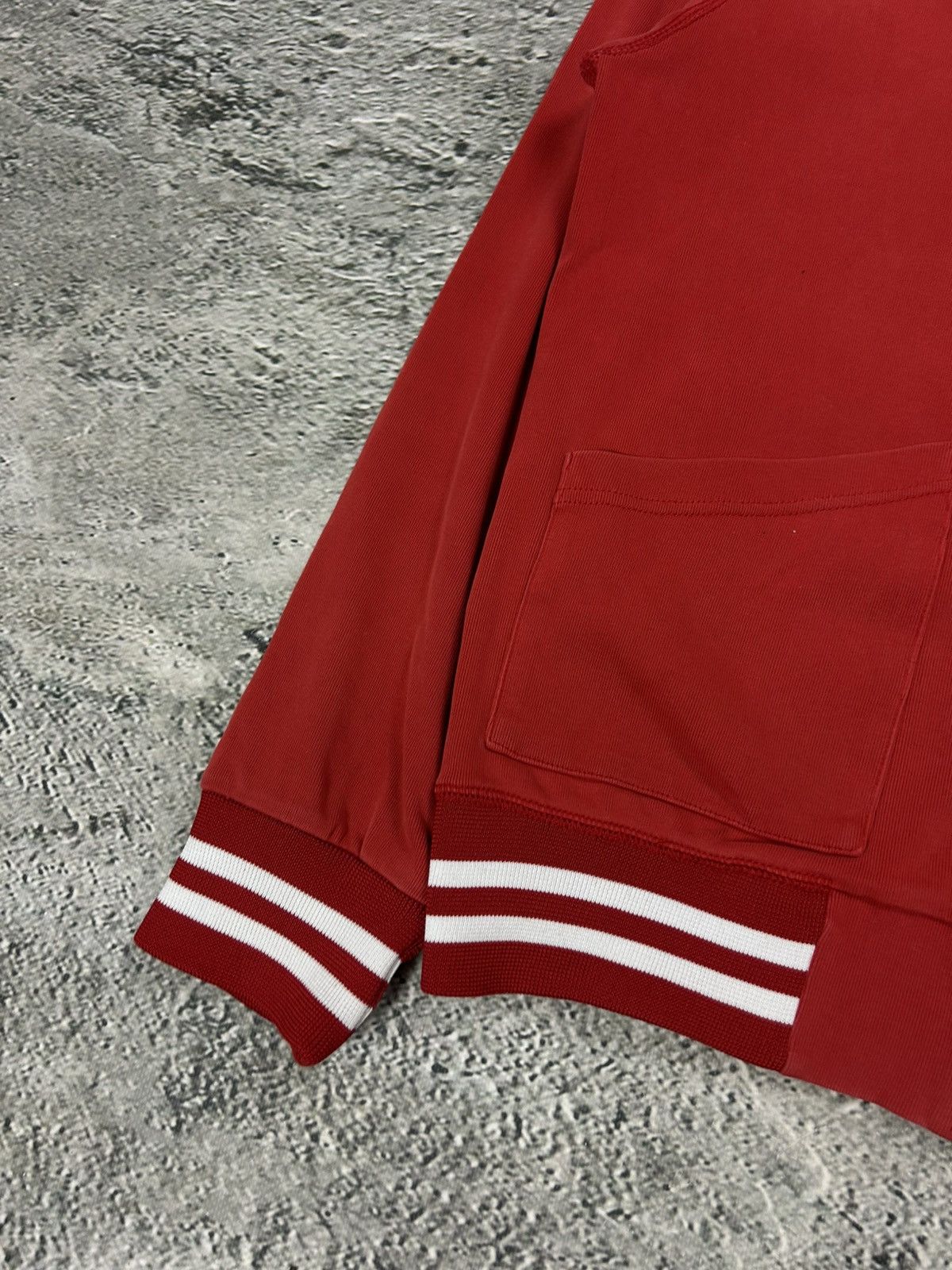 Evisu Evisu Mighty varsity jacket red big logo zip sweatshirt Size US XL / EU 56 / 4 - 4 Thumbnail