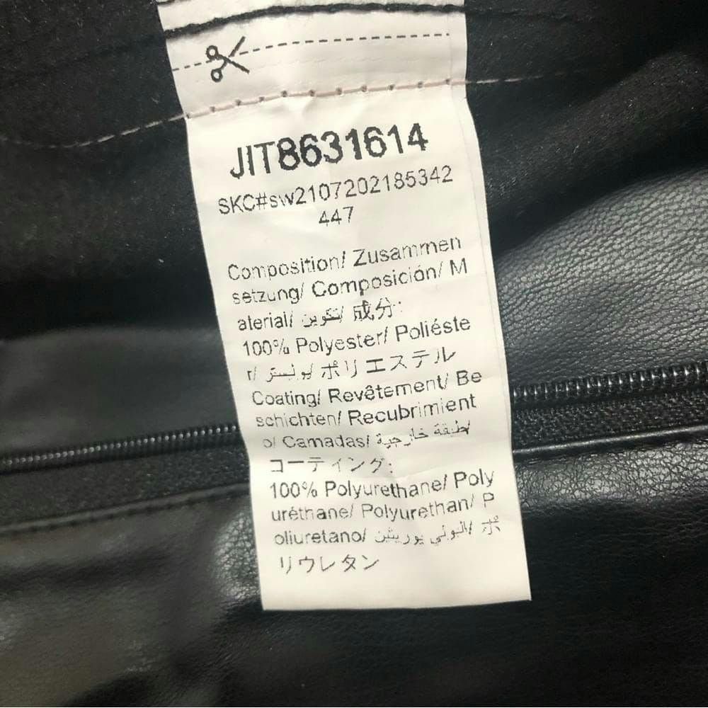 Shein Shein high rise retro black leather bell bottom pants sz 4 Size 27" / US 4 / IT 40 - 6 Thumbnail