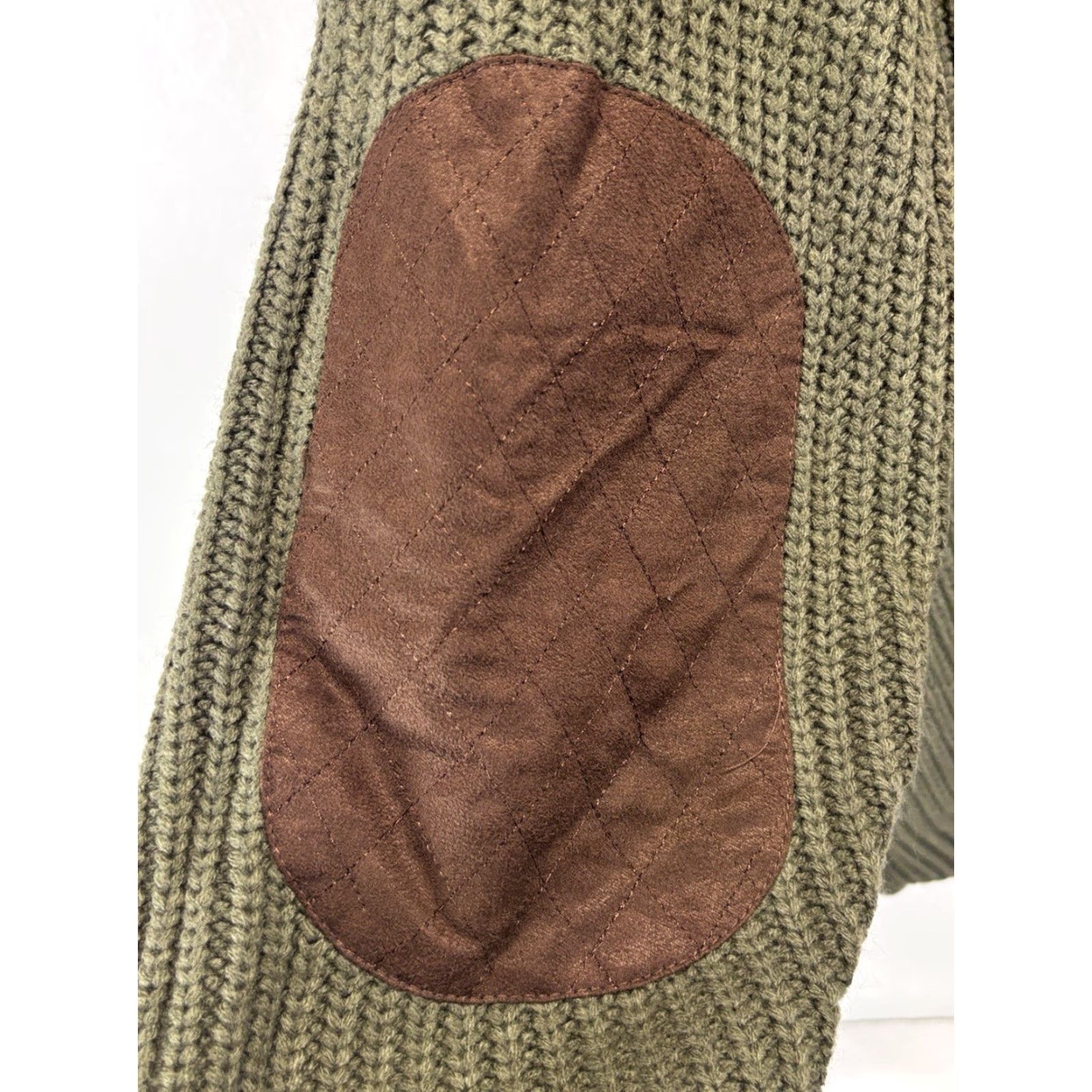 Vintage Boulder Creek Men's Sweater 4XL Big & Tall Long Sleeve Henley Fall Winter Green Knitted Acrylic Size US XXL / EU 58 / 5 - 4 Thumbnail