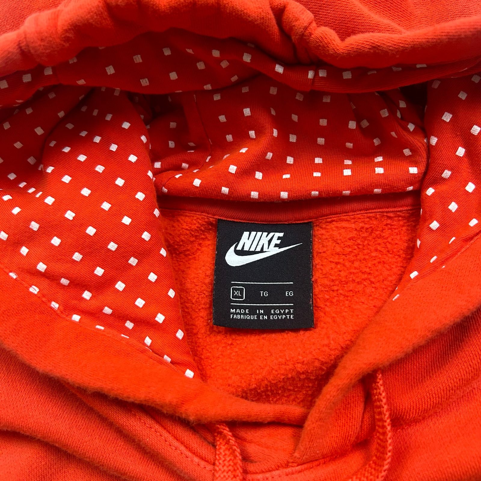 Nike Nike Story of The Swoosh Red Men's Fleece Hoodie Size XL Size US XL / EU 56 / 4 - 4 Thumbnail