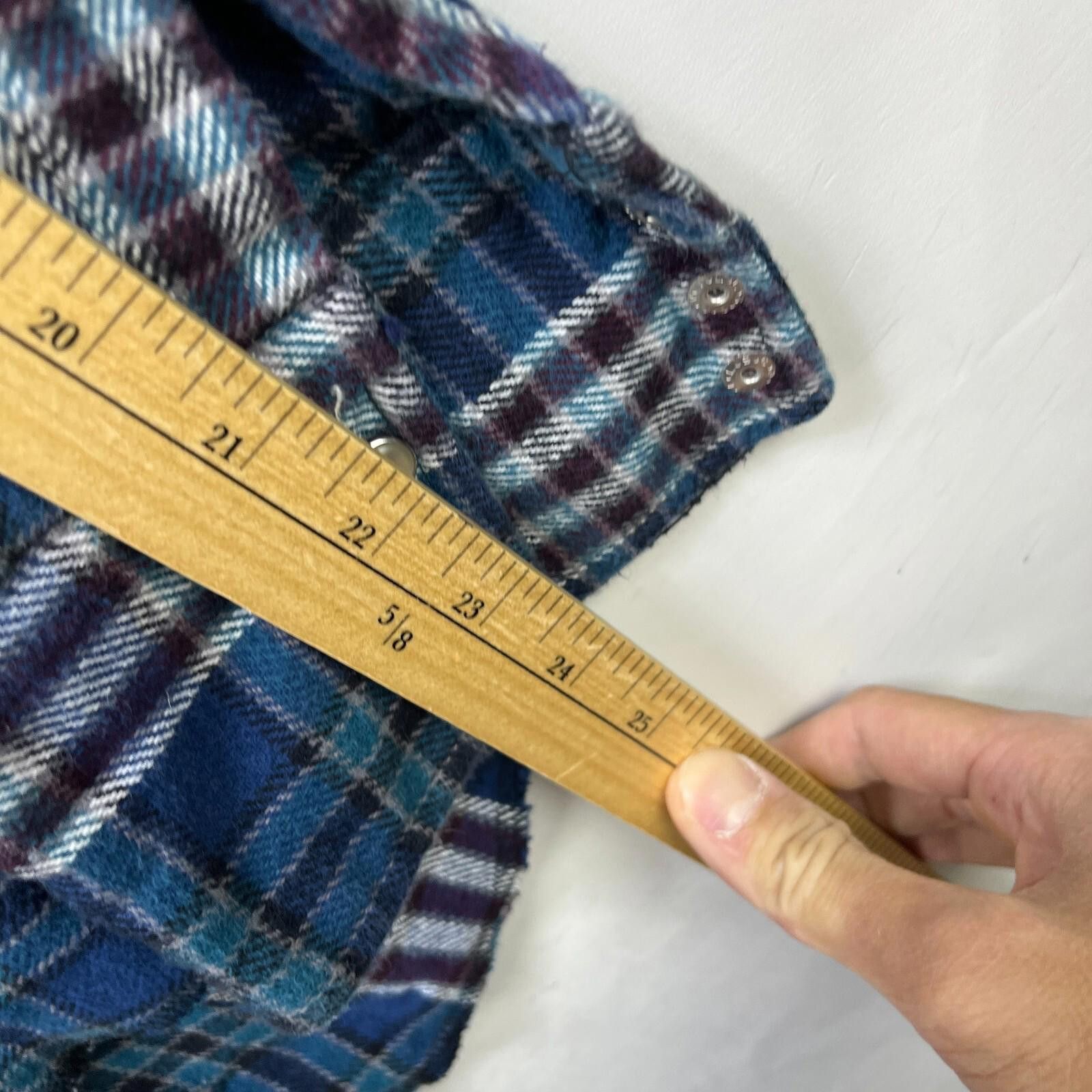 Wrangler Vintage Wrangler Plaid Snap Button-Up Long Sleeve Shirt XLT Size US XL / EU 56 / 4 - 9 Thumbnail