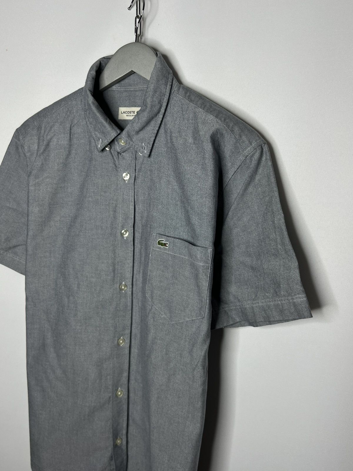 Lacoste Lacoste Luxury Short Sleeve Shirt Button Up Tee Size US L / EU 52-54 / 3 - 4 Thumbnail