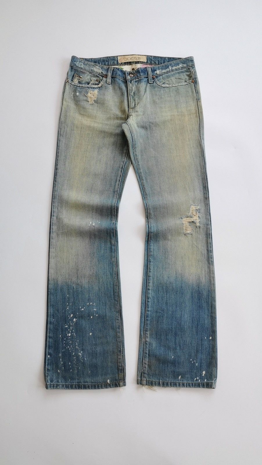Joe's Cobain Grunge Y2K Joe’s Jeans Mud Wash Distressed Jeans Size 32" / US 10 / IT 46 - 2 Thumbnail