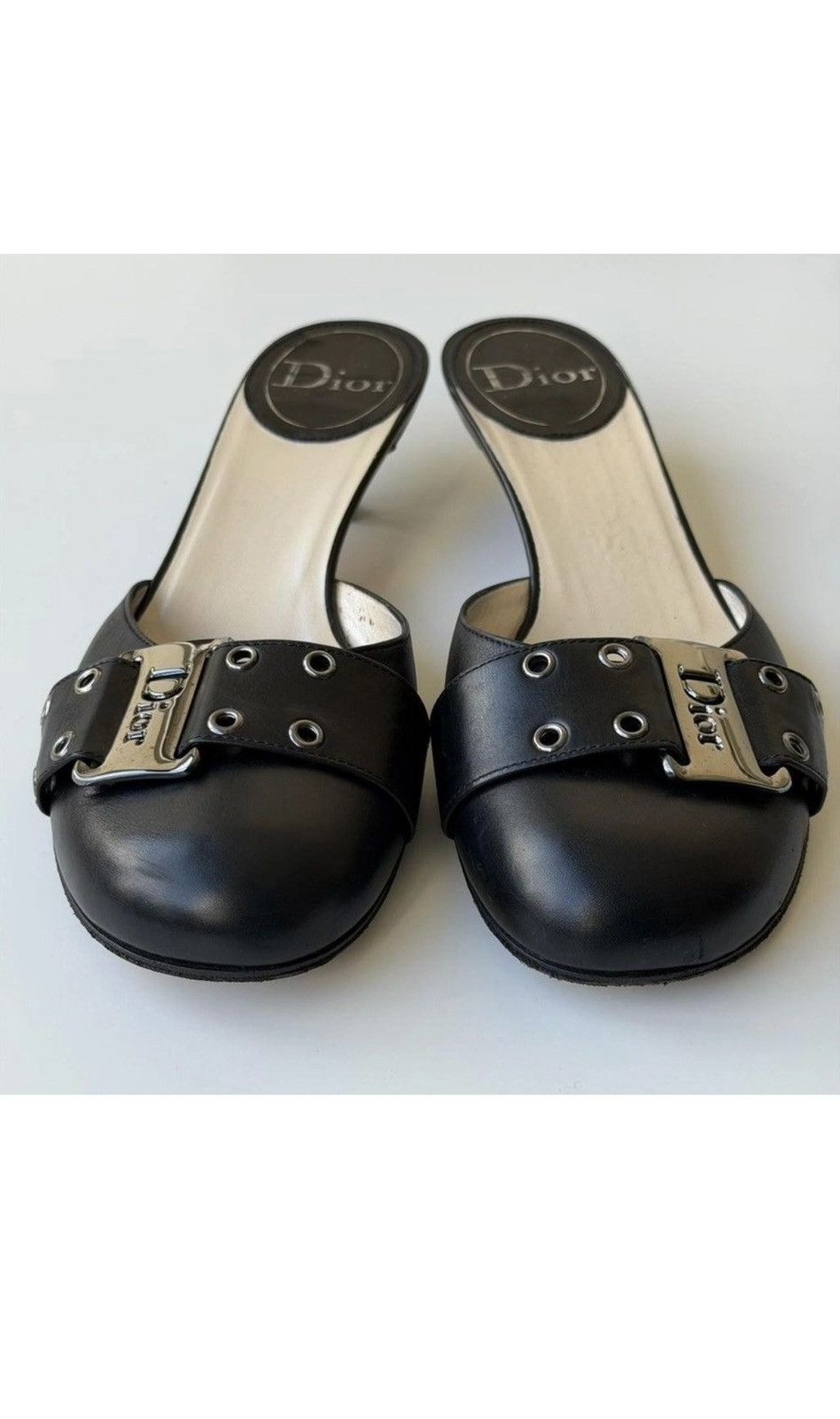Dior Dior Leather Heels Size US 8 / IT 38 - 3 Thumbnail
