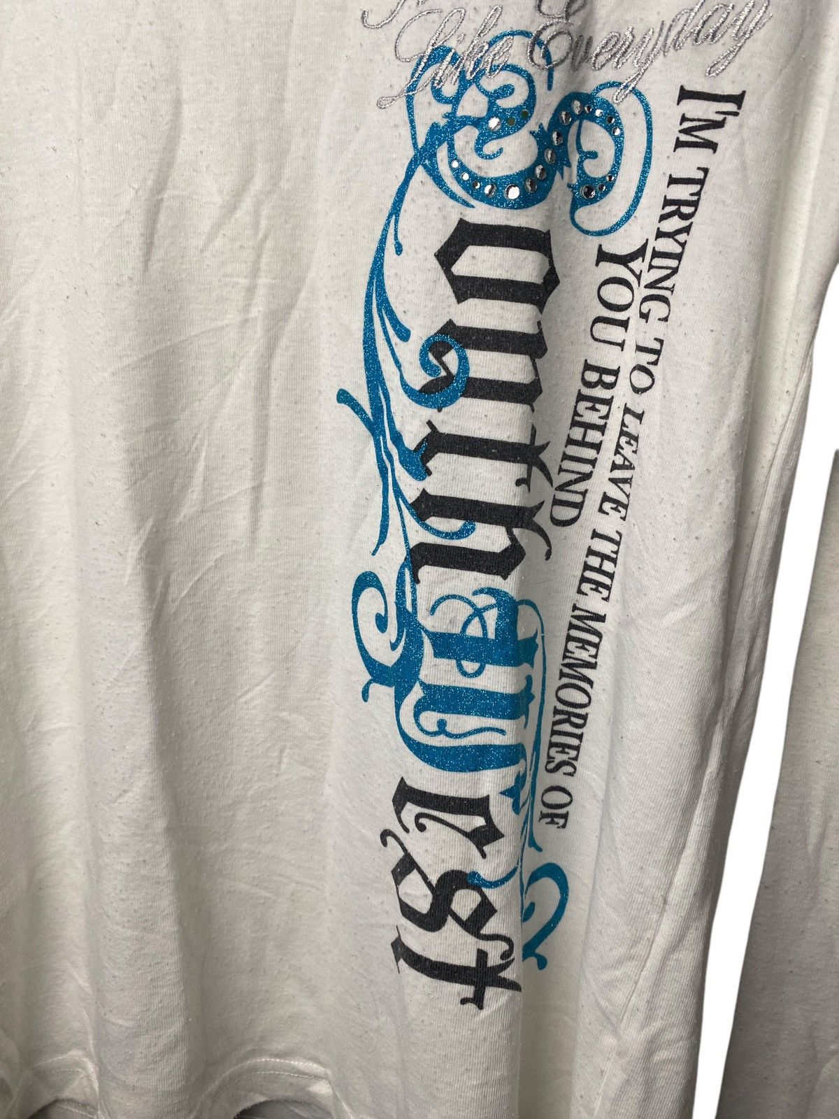 Hysteric Glamour 2000's Night Rider Butterfly Poem Longsleeve Size US M / EU 48-50 / 2 - 4 Thumbnail