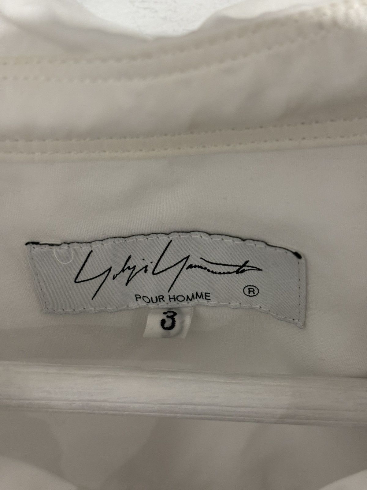 Yohji Yamamoto Yohji Yamamoto Pour Homme Lomg Button Up Shirt Size US L / EU 52-54 / 3 - 3 Thumbnail