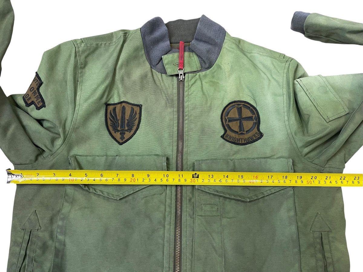 291295=Homme Vintage 291295=Homme Knight Hawks Military Dirty Oil Jacket Size US L / EU 52-54 / 3 - 9 Thumbnail