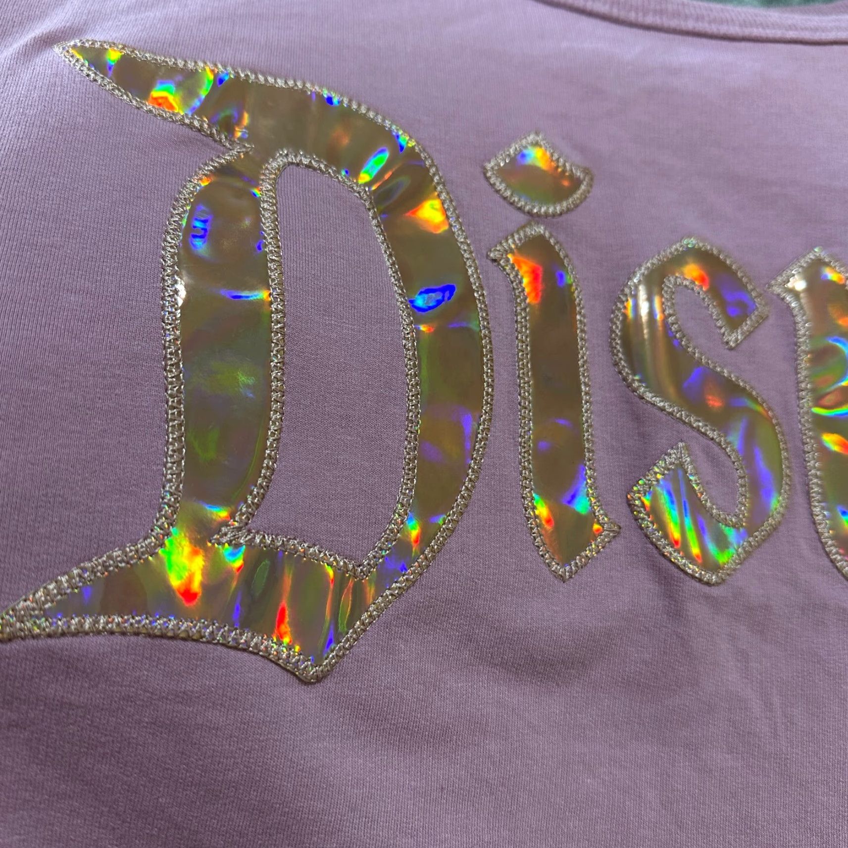 Disney Disneyland Sweatshirt Pullover Pink Womens L Iridescent 50th Anniversary Disney Mickey Mouse Crew Neck Long Sleeve Shirt Womens Size L / US 10 / IT 46 - 6 Thumbnail