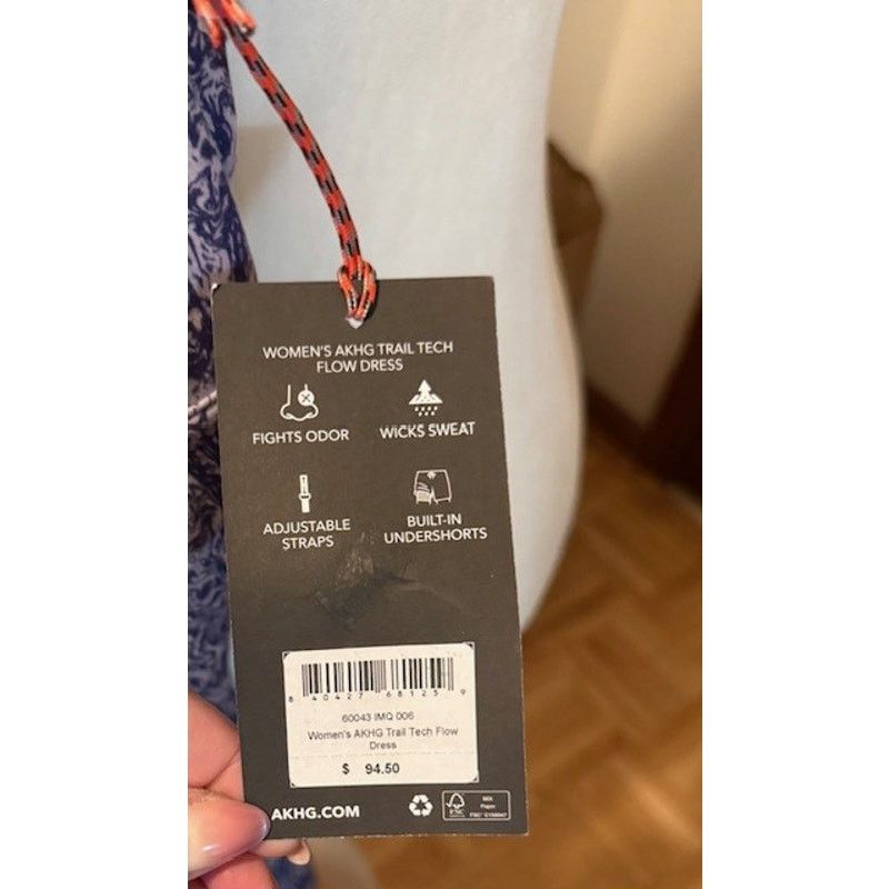 Duluth Trading Company AKHG Alaskan Hardgear Trail Tech Flow Dress Blue Print NWT Size M / US 6-8 / IT 42-44 - 6 Thumbnail