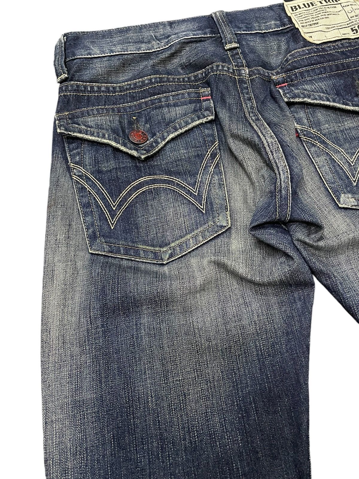 Edwin Edwin 503 Blue Trip Flared Stone Wash Jeans Japan Made Size US 30 / EU 46 - 19 Thumbnail