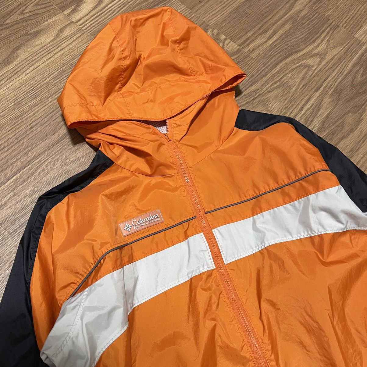 Columbia Vintage orange columbia lightweight hooded rain jacket Size US M / EU 48-50 / 2 - 7 Thumbnail
