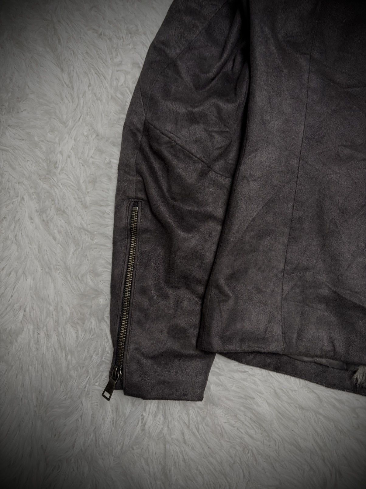 Schlussel Rare 2000s Schlussel fur suede leather jacket biker Size US M / EU 48-50 / 2 - 7 Thumbnail
