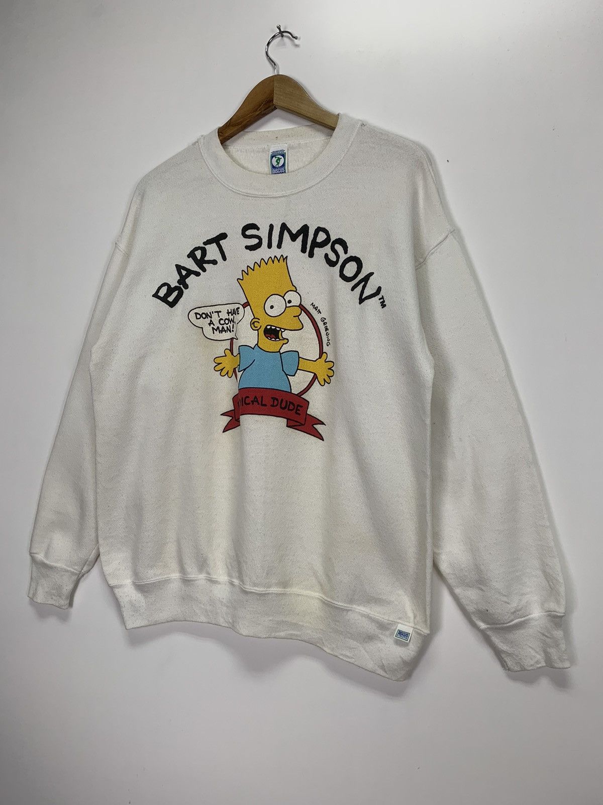Cartoon Network × Vintage Vintage 90s Bart Simpson Sweater Size US M / EU 48-50 / 2 - 6 Thumbnail