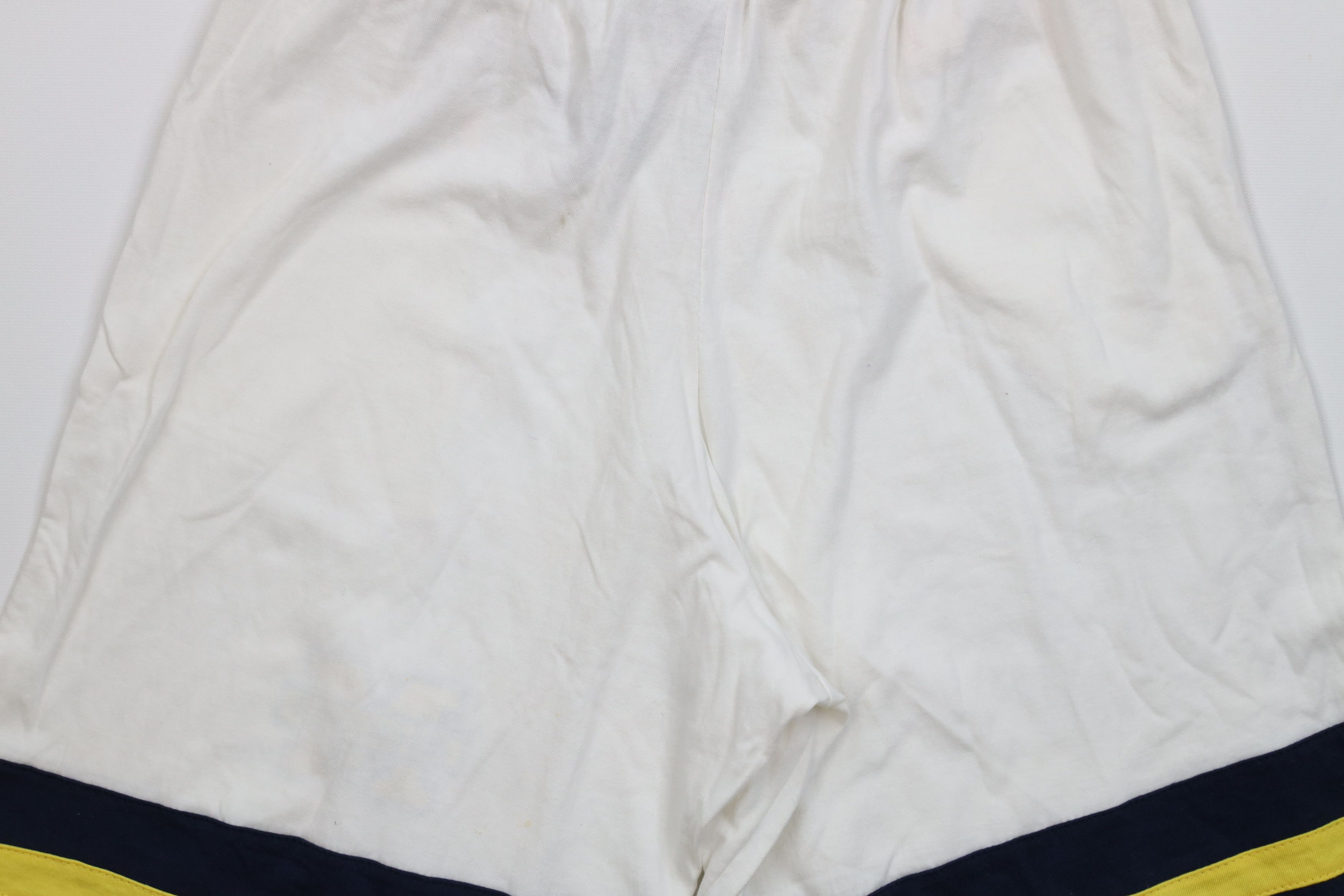 Vintage Vintage 90s University of Michigan Striped Shorts Cotton Size US 34 / EU 50 - 12 Thumbnail