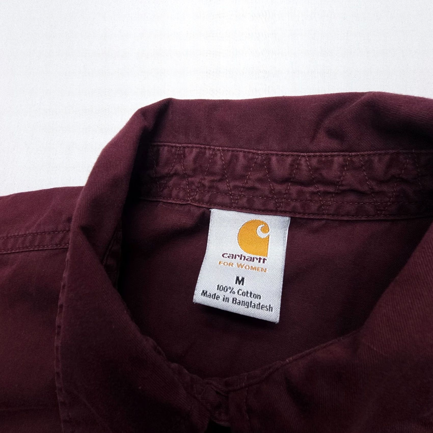 Carhartt Carhartt Shirt Size Medium Red Montana Logo Western Y2K Cowgirl Button-Up Long Sleeve Size M / US 6-8 / IT 42-44 - 4 Thumbnail