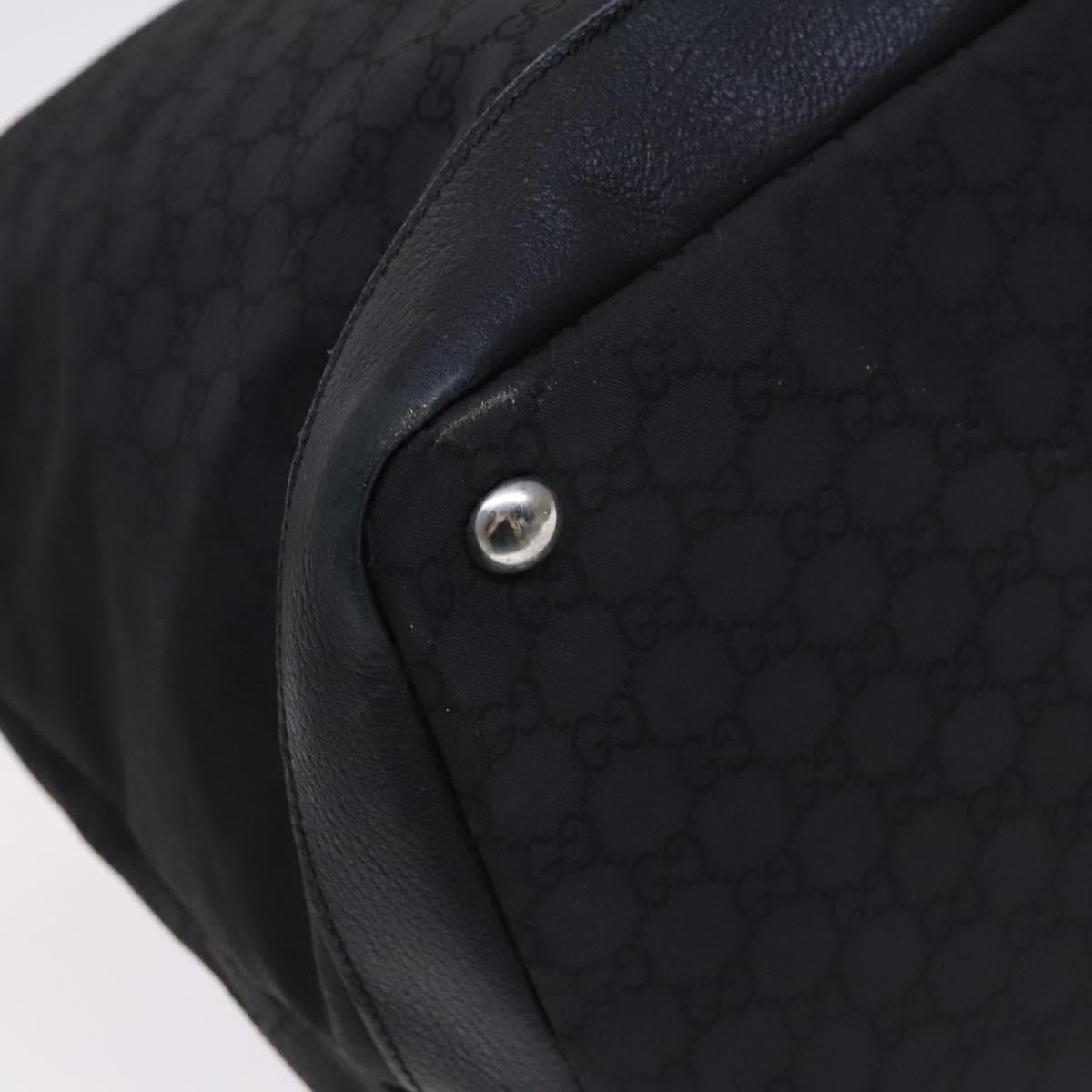 Gucci GUCCI GG Canvas Shoulder Bag Nylon Black Silver Size ONE SIZE - 13 Thumbnail