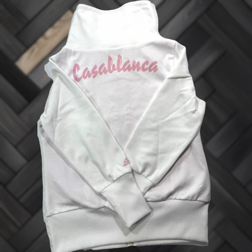Adidas Adidas Wydad Casablanca FC Jacket for Women XL White Polyester Logo - Regular Fit, Size XL, Women's Jacket Size XL / US 12-14 / IT 48-50 - 1 Thumbnail