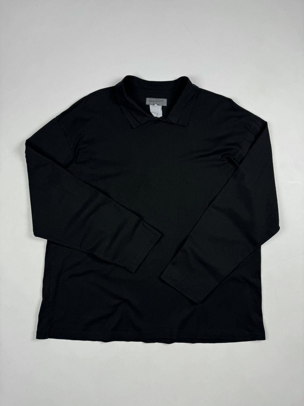 Vintage × Yohji Yamamoto Yohji Yamamoto Pour Home Vintage Polo Long Sleeve Pullover Size US M / EU 48-50 / 2 - 7 Thumbnail