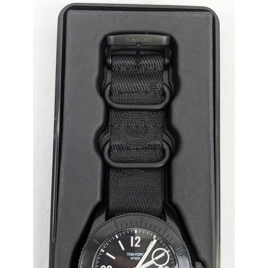 Tom Ford o1rshd1 Size: OS / Plastic Large Case Sports Watch in Black Size ONE SIZE - 4 Thumbnail