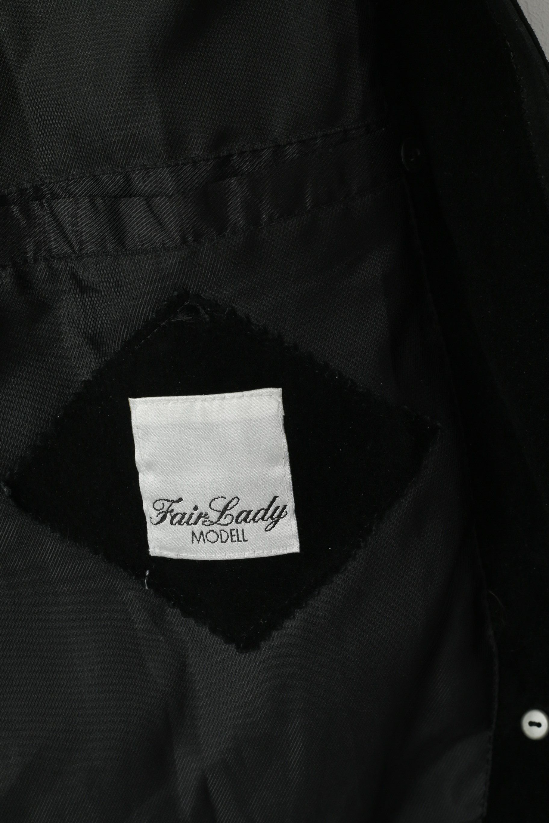Vintage Fair Lady Modell Women M Jacket Black Leather 90s 5505 Size M / US 6-8 / IT 42-44 - 4 Thumbnail