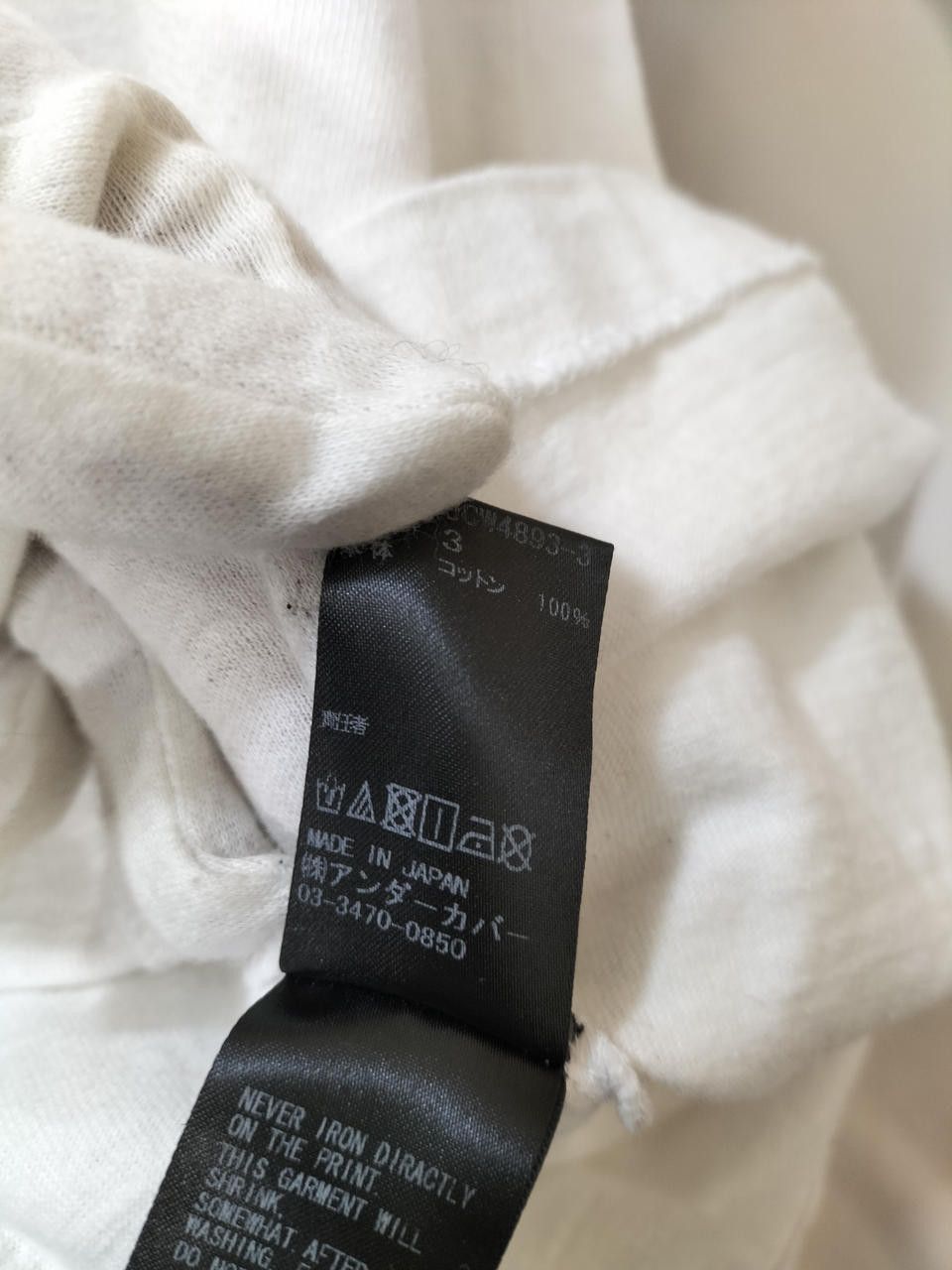 UNDERCOVER 19SS BIGTEE DEAD HERMITS White Size 3