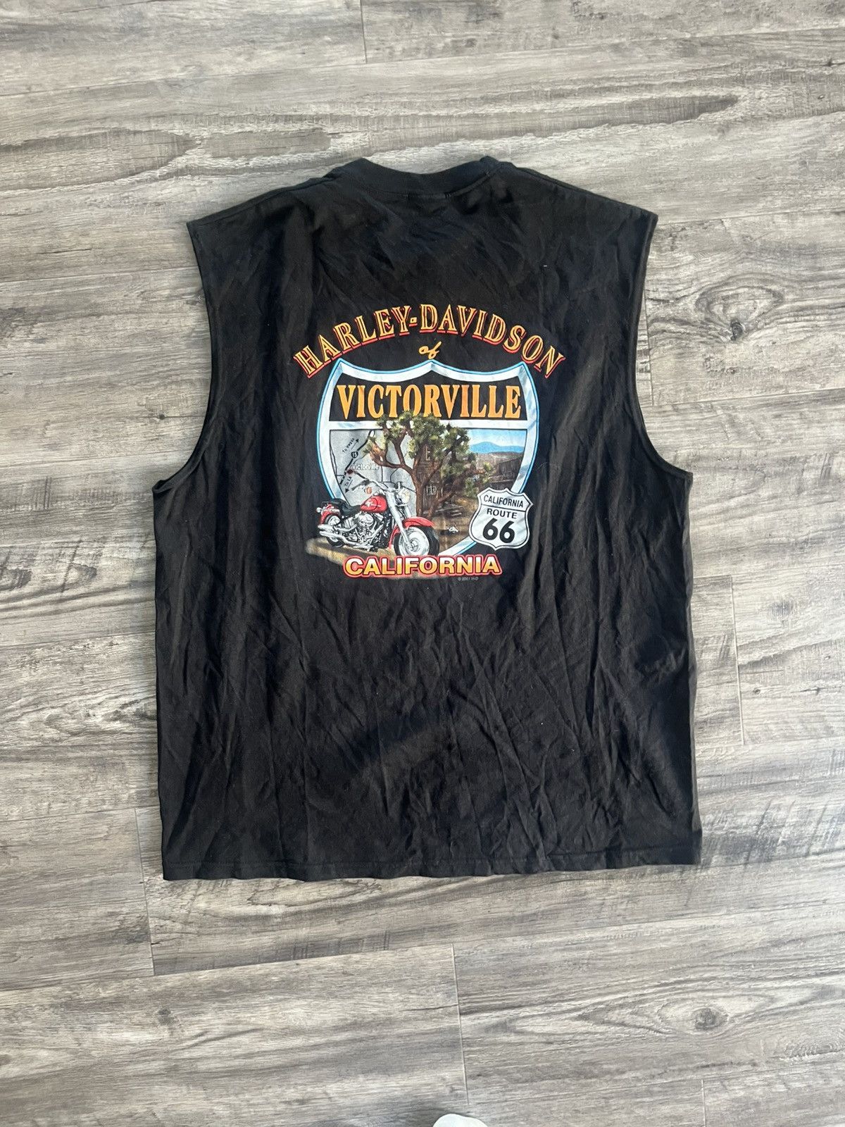 Harley Davidson × Vintage Vintage 90s y2k Harley Davidson Tank Top Size US XL / EU 56 / 4 - 2 Thumbnail