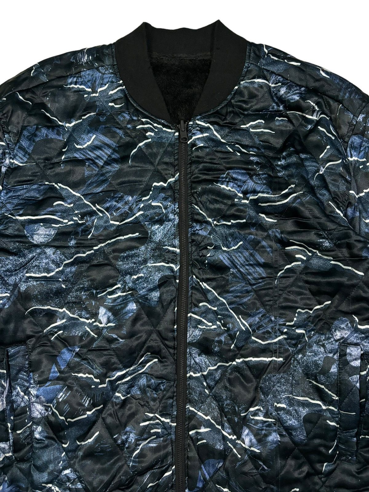 Other Vintage Paradox Reversible Fleece Quilted Bomber Jacket Size US M / EU 48-50 / 2 - 5 Thumbnail