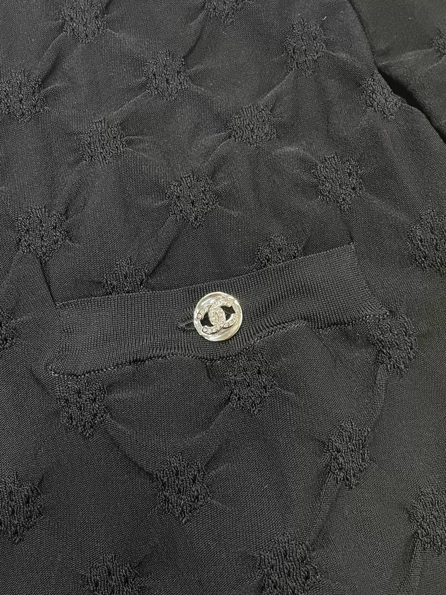 Chanel Chanel Black Bow Crystal Buckle Elastic Elegant Dress 36 Size XS / US 0-2 / IT 36-38 - 2 Thumbnail