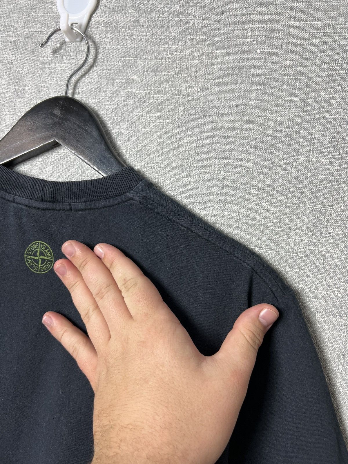 Stone Island Rare Stone Island Back Big Logo T-Shirt SI Men’s Tee Size M Size US M / EU 48-50 / 2 - 9 Thumbnail