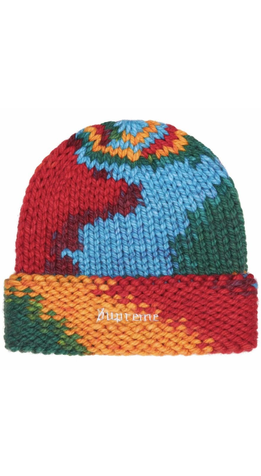 image of Supreme Gradient Spacedye Beanie Multicolor Ss24, Men's