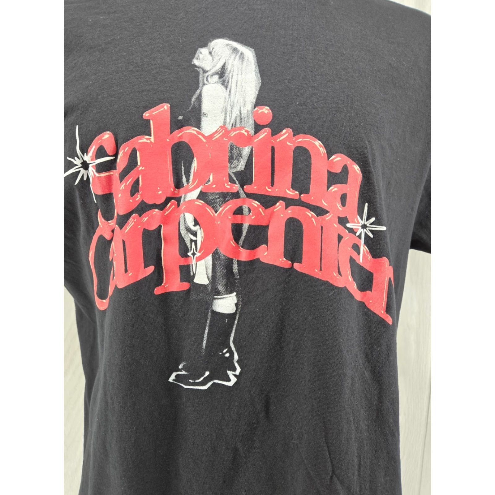 Vintage VINTAGE Sabrina Carpenter Shirt 2XL Black T-Shirt Men Music Tour Merch Short Sleeve Logo Official 2000s? Size US XXL / EU 58 / 5 - 3 Thumbnail
