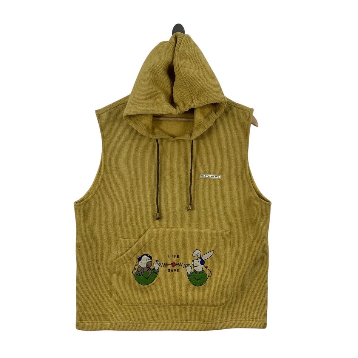 Jean Charles De Castelbajac JC DE CASTELBAJAC Sport Life Save Pop Art Tank Hoodie Size US L / EU 52-54 / 3 - 1 Thumbnail