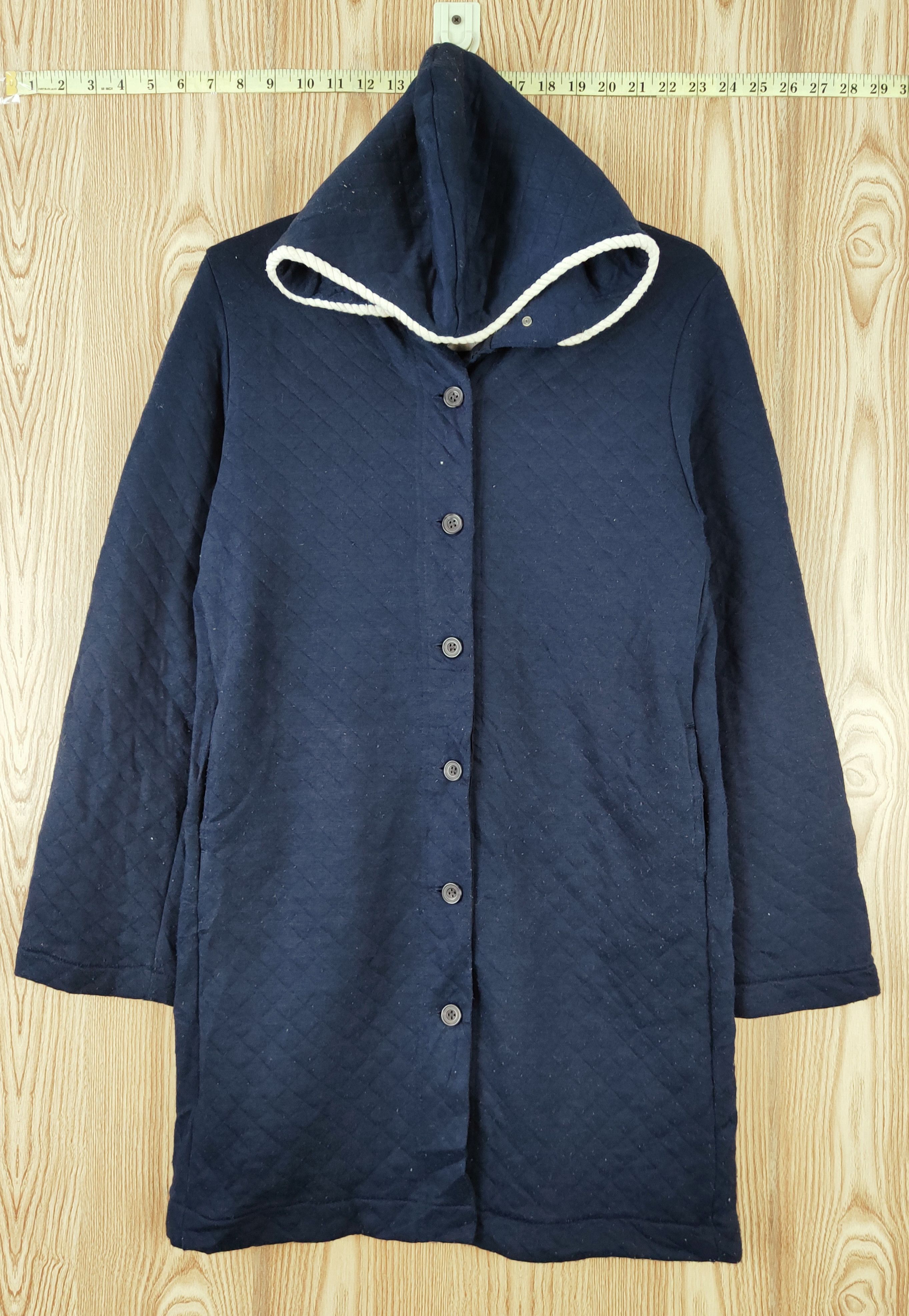 Japanese Brand × Vintage Vintage Design 💥 No Jean Navy Hoodie Sweaters Size L / US 10 / IT 46 - 1 Thumbnail